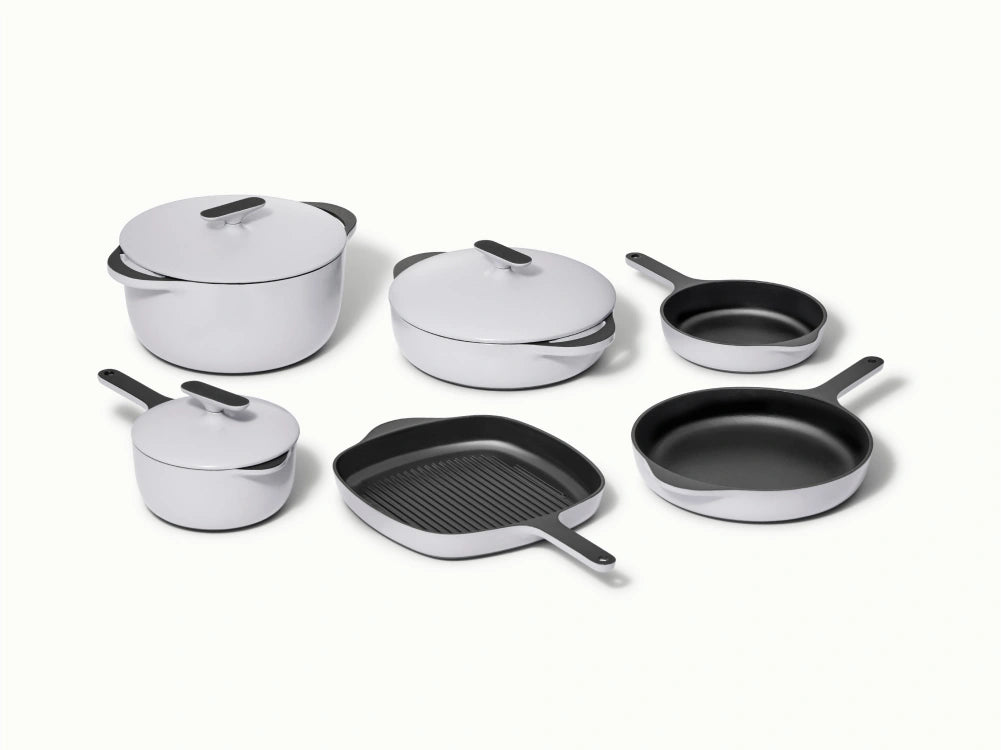 Enameled Cast Iron & Minis Set - 12-Piece Set With Complimentary Storage - US 8620