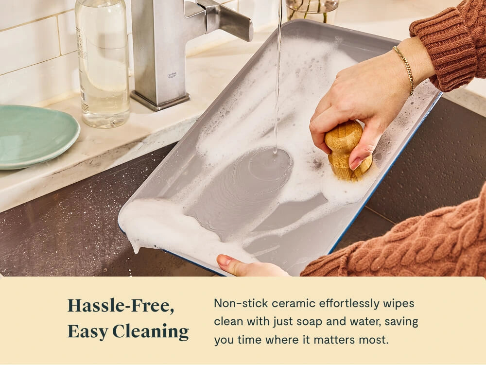 Baking Sheet Trio - 18x13", 15x10" & 13x9” Non-Stick Ceramic Sheets - US 7398