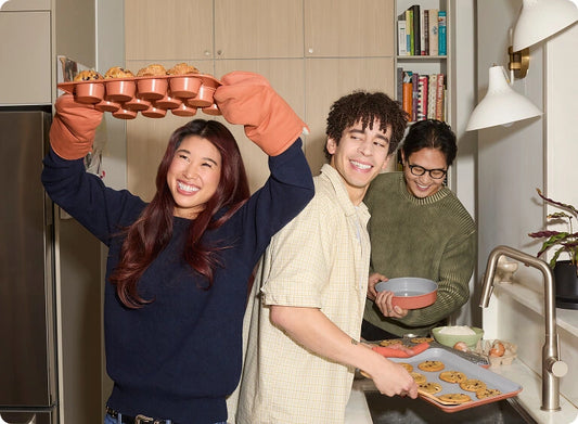 Large Steamer - Our non-stick Large Steamer nests in your Dutch Oven for dumpling night. - US 7871