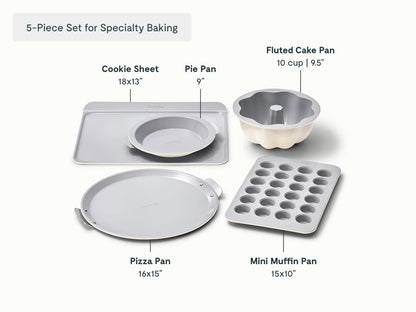 Full Ceramic Bakeware Set - 22-Piece Set With Complimentary Storage - US 6697