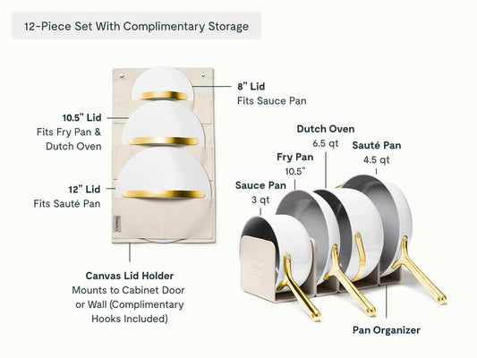 Cookware, Cookware+ & Minis Duo Set - 24-Piece Ceramic Set With Complimentary Storage - US 2278
