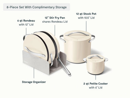 Cookware, Cookware+ &amp; Minis Duo Set - 24-Piece Ceramic Set With Complimentary Storage - US 9132