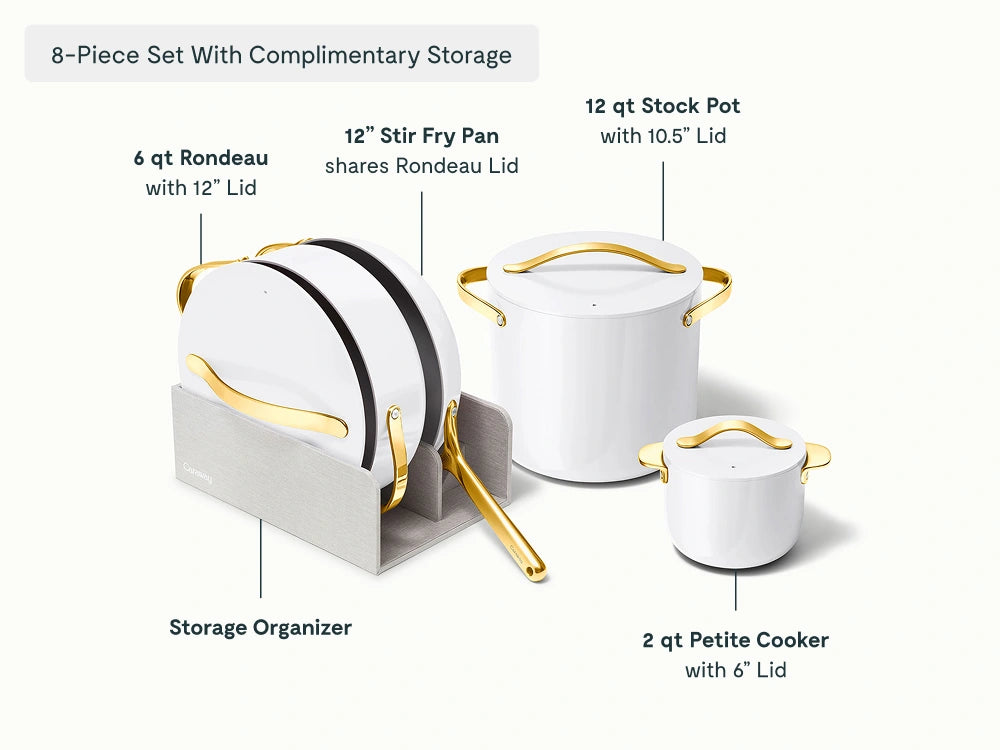 Cookware, Cookware+ &amp; Minis Duo Set - 24-Piece Ceramic Set With Complimentary Storage - US 2278