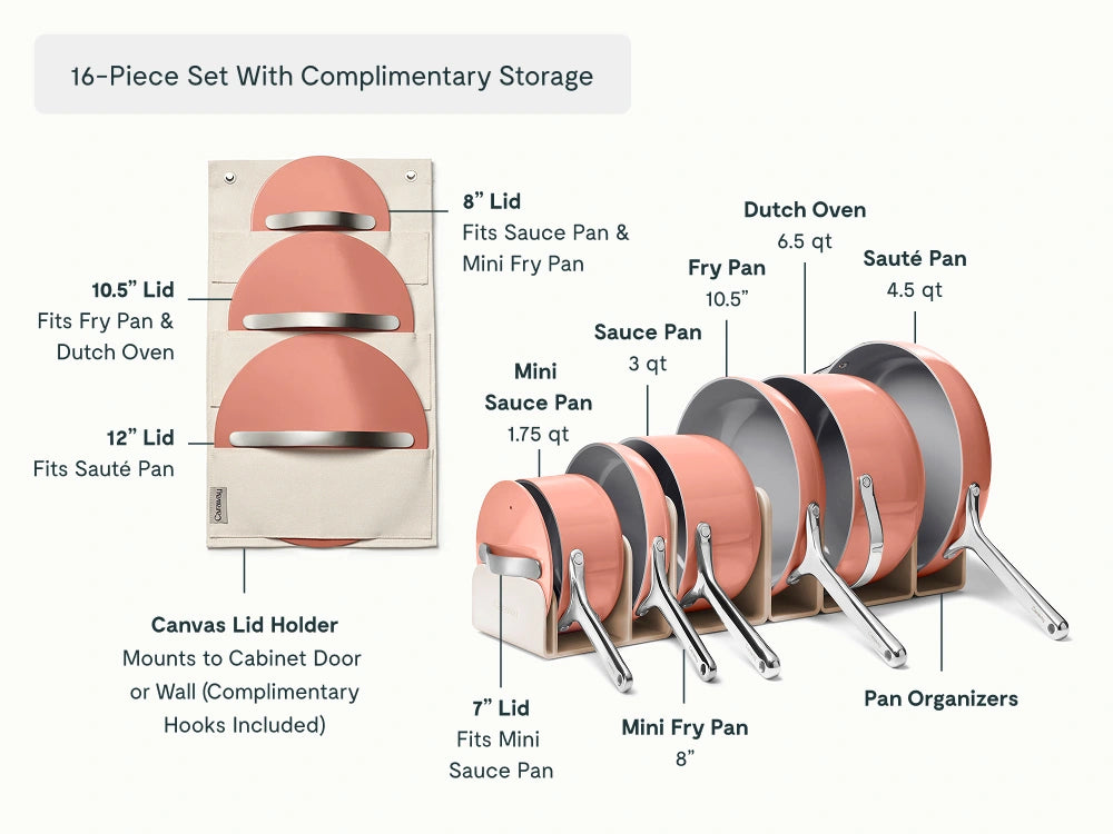 Full Ceramic Cookware Bundle - 31-Piece Ceramic Set With Complimentary Storage - US 4606