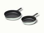 Enameled Cast Iron Skillet Duo - Durable Pair With Excellent Heat Retention - US 1283
