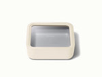 Large Storage Container - Ceramic-coated 10 cup glass Container built for clean storing. - US 7545