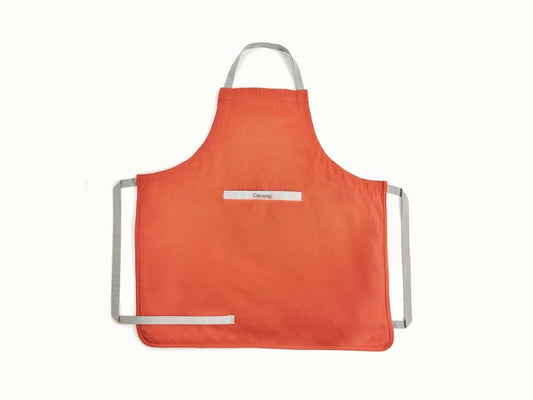 Organic Cotton Apron - Cotton Apron with pocket for looking &amp; staying clean - US 0087