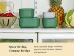 Mini Food Storage Set - 9-pc set of clean, compact storage for meal prep and organization. - US 0512