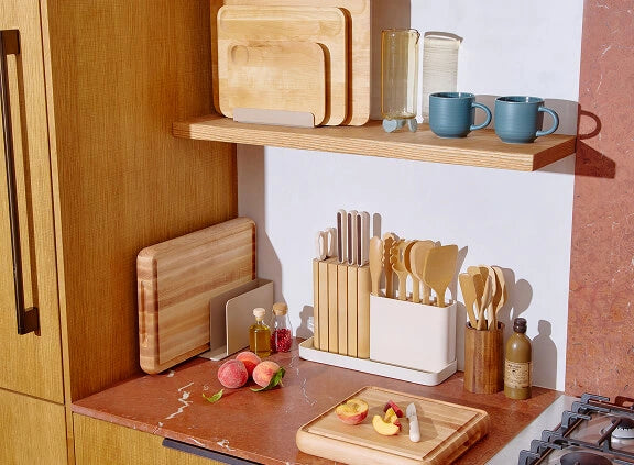 Utensil &amp; Minis Set - 9-Piece FSC-Certified Birch Wood Set - US 0575
