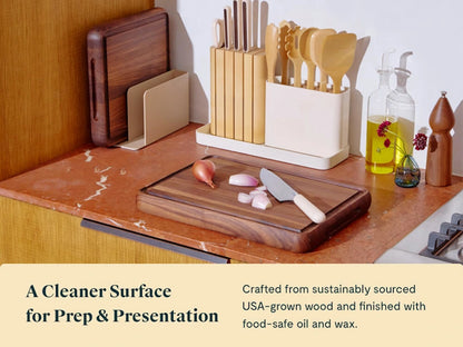 12” Prep &amp; Serve Butcher Block - Dual-Sided Square Butcher Block - US 6600